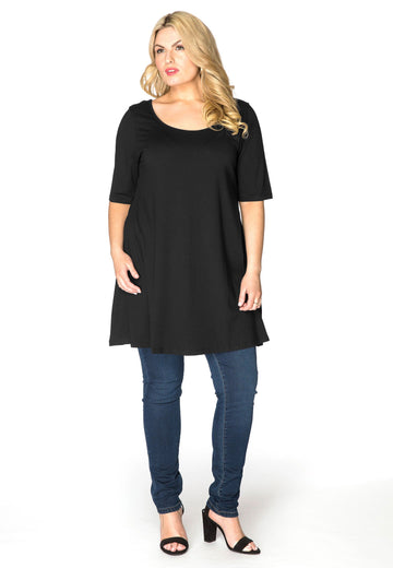 Tunic wide bottom VISCOSE
