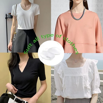 SiliconeGrip™ - Transparente, rutschfeste Schulterpolster